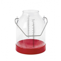 Seau a lait 30 l a/graduation rouge, hau