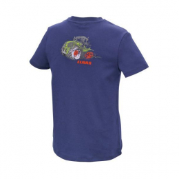 Tee-shirt bleu enfant CLAAS