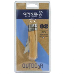 COUTEAU INOX N°8 OPINEL BLISTER
