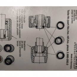 LOT DE PIECES DE RECHANGE LANCE INCENDIE