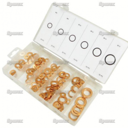 Coffret 110 rondelles cuivre