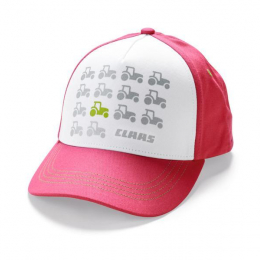 Casquette enfant rose CLAAS