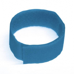 Bracelet velcro fluo bleu  36cm