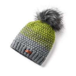 Bonnet caniche, gris vert