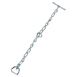 Chaîne avec virole 60cm et   a