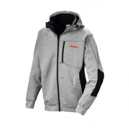 VESTE SWEAT TRAVAIL GRISE