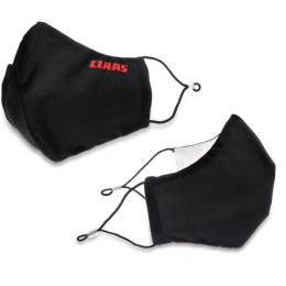 Masque facial CLAAS noir, lot de 2