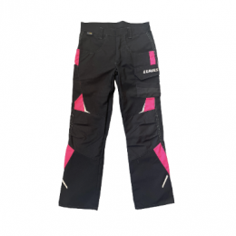 Pantalon noir-rose CLAAS, 146/152