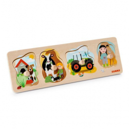Puzzle a encastrer, 4 pieces