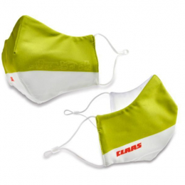 Masque facial CLAAS vert, lot de 2