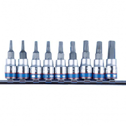 Jeu de douilles tournevis Torx 1/4 su