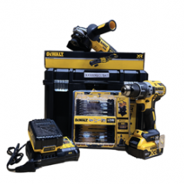 PACK DEWALT DCD791+DCG405+DCF510+2X5AH