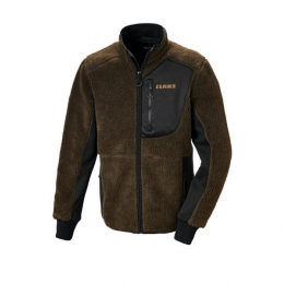 VESTE EN FIBRE DE FOURRURE,MARRON