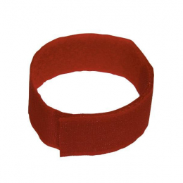 Bracelet velcro fluo rouge  36