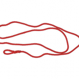 Lac vêlage 2m nylon 8mm  rouge