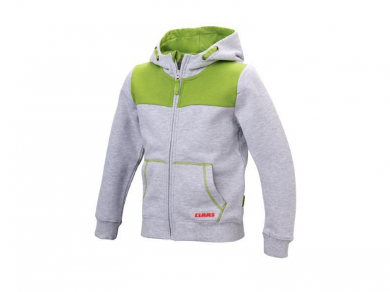 Veste zippée grise enfant CLAAS