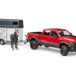 PICKUP AVEC VAN ET 1 CHEVAL