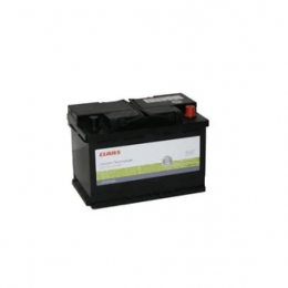 BATTERIE 12V 75AMP + A DROITE