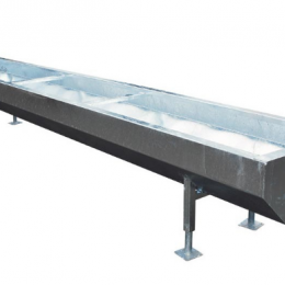 Auge standard Galva 6 m x 0.80 m x 0.38