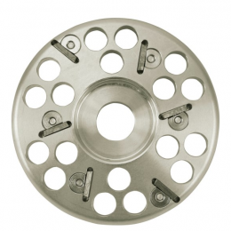 Disque de parage Profi en Alu 6 couteaux