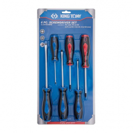 Jeu de 6 tournevis à fente et Phillips