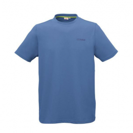 T-shirt bleu en coton CLAAS