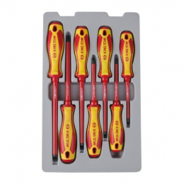 JEU DE 7 TOURNEVIS ELECTRICIEN