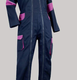 COMBINAISON 2 ZIPS ORGE FEMME ROSE/BLEU