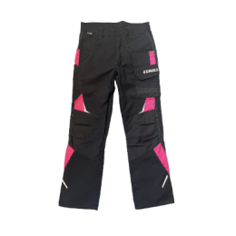 Pantalon noir-rose CLAAS, 146/152