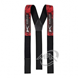 BRETELLES KUBLER ROUGE-NOIR