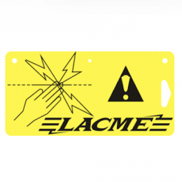 PLAQUE 'CLOT.ELECTRIQ'