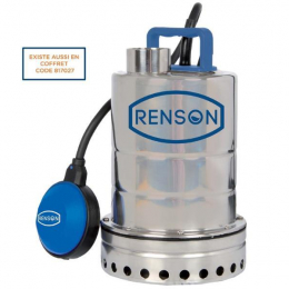 POMPE VIDE CAVE MONOPHASÉE INOX POUR EAU