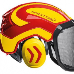 CASQUE PFANNER PROTOS FOREST ROUGE JAU