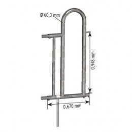 Embout 0,65m passage d'homme pour cornad