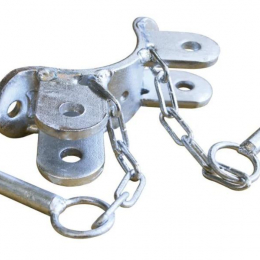 1/2 bride 2 directions Ø102-Paquet de 20