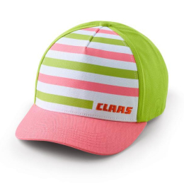 Casquette enfants, rose-vert