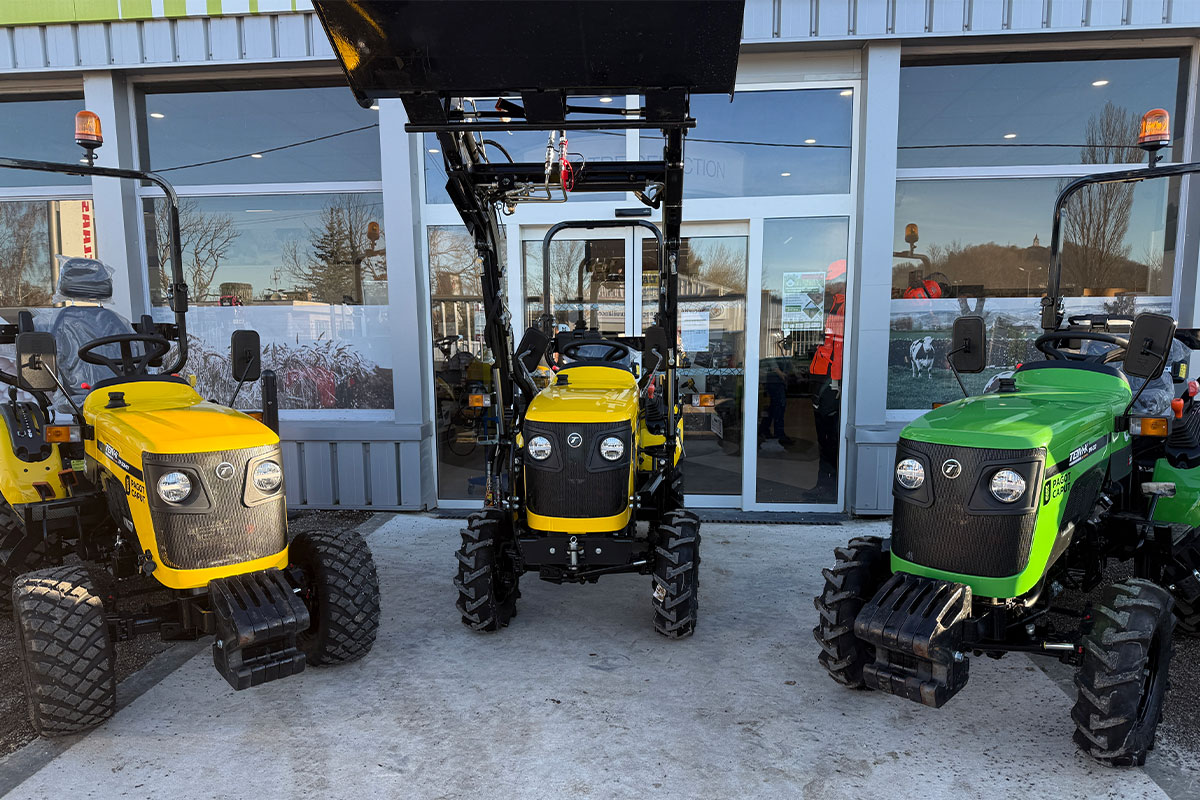 Des nouveautés aux petits matériels : découvrez les tracteurs compacts TOM-K !