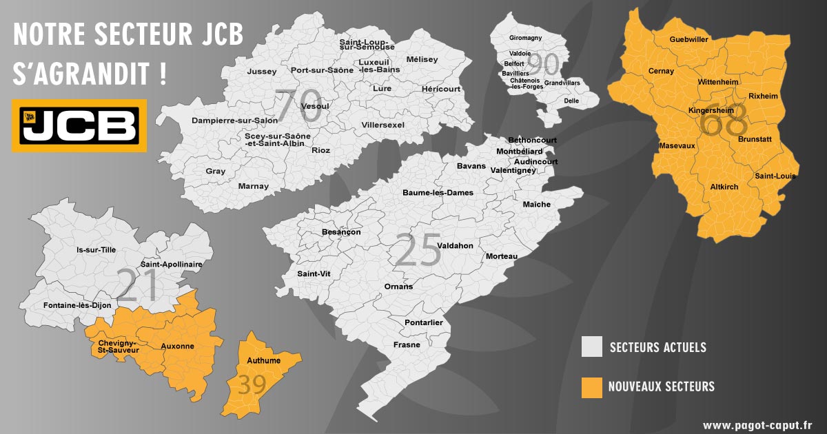 Notre secteur JCB s’agrandit