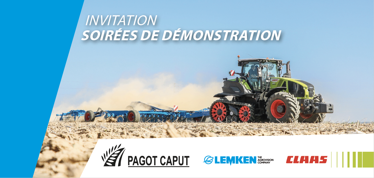 Soirées déchaumage LEMKEN & CLAAS