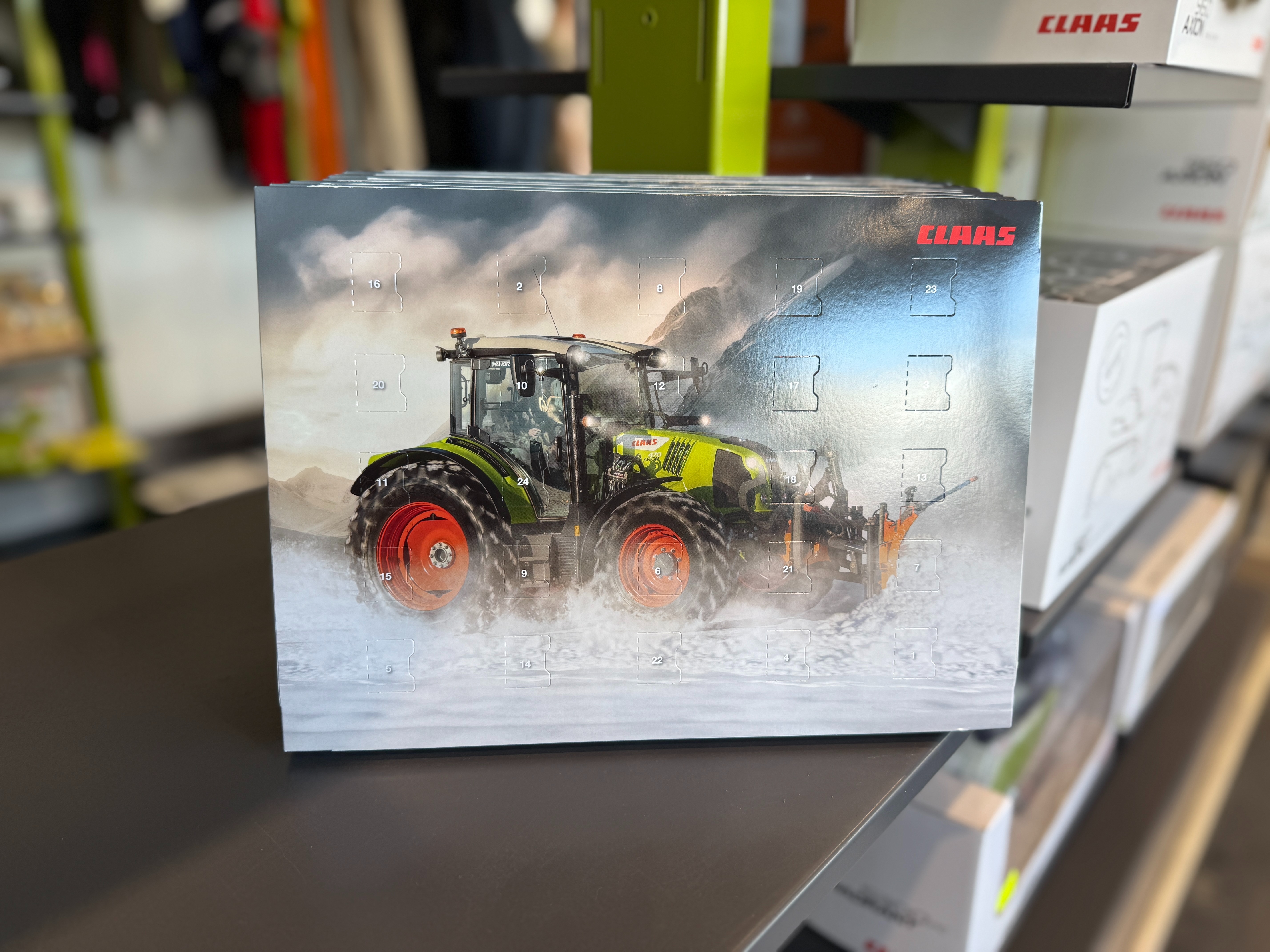 Calendrier de l’Avent CLAAS 2025 — Pour les passionnés de tracteurs et de chocolat !