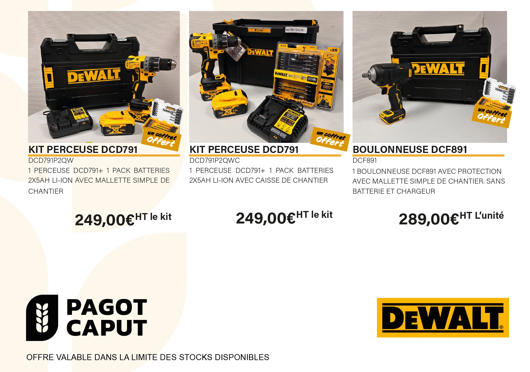 Des prix fracassants pour des outils d’exception !